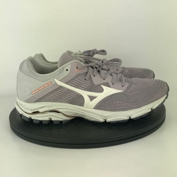 Mizuno Wave Inspire 16 Purple/White Athletic Running Shoes Women's Size 9 - Picture 4 of 12